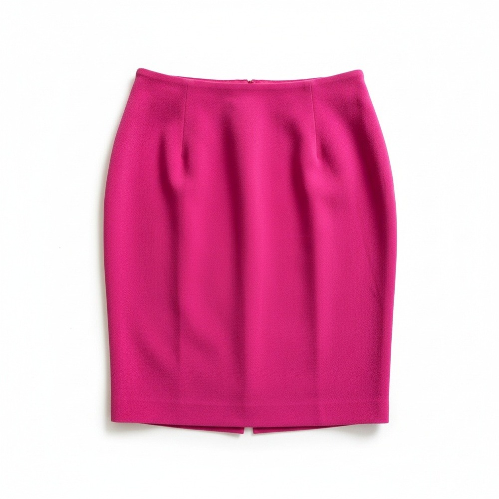 Evan Picone Pink Pencil Skirt, Women's Size‎ 6, Fuchsia Knee Length Career Wear